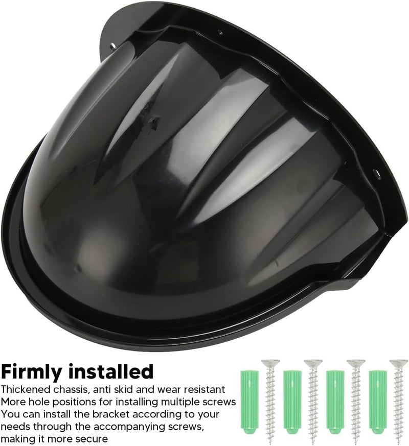 Coolotic Universal Sunshade Rainshade Cameras Cover Shield, Security Cam Protective Roof for CCTV Surveillance Camera Hikvision/Nest/Ring/Arlo/Dome/Bullet (Sun Rain Cover(1PCS Black)) - Image 3